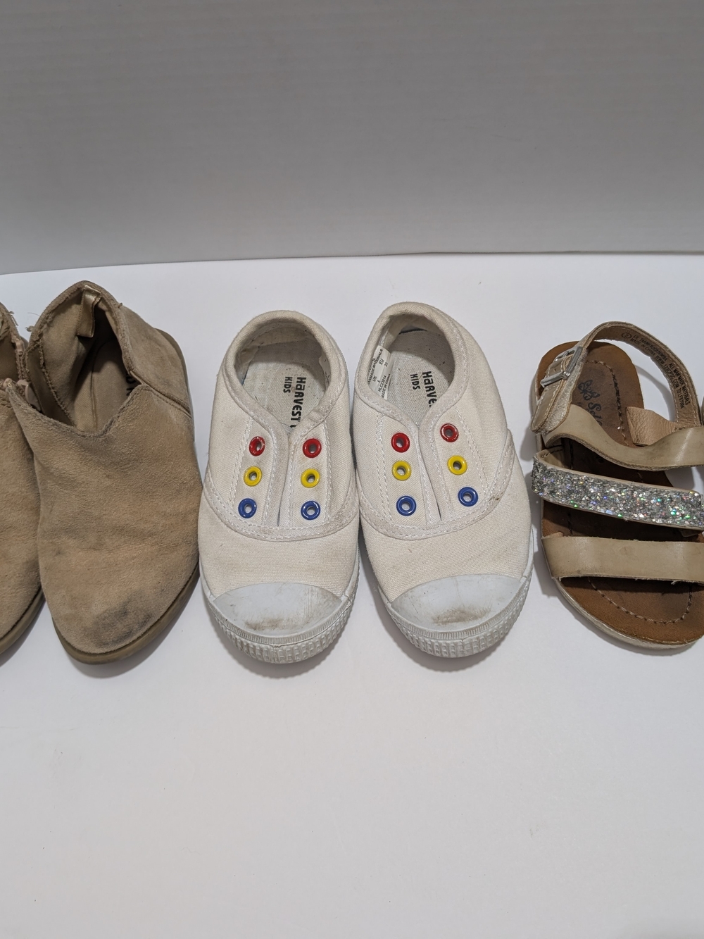 Toddler/Little Girls Shoe Bundle - Size 7  (Boots, Sneakers, Sandals)